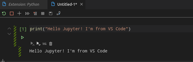 Jupyter dalam VS Code