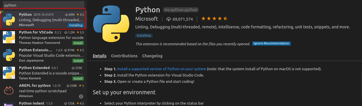 Instalasi Microsoft Python